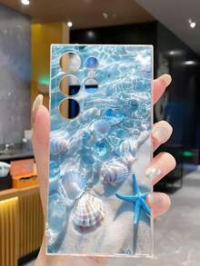 1个海洋沙滩海星贝壳软手机壳，兼容华为荣耀、Galaxy A04e/12/A13/A14/A34/A50/A52/A53/A54/S21/S22/S23/S24/S25/S25Ultra/S25FE/S26/S26 PLUS/S26 ULTRA/S26 EDGE、6A/7A/8A、12T/13T/15T/15T Pro，[国际版，非国内版] - 無色 - 查看 5