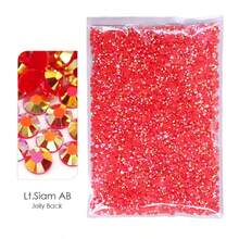 YONGNING 1100/2100/3100pcs 3mm 4mm 5mm Jelly AB Color Resin Rhinestones Multi-Color Flat Back Crystal DIY Set - 4mm 12500pcs - View 28