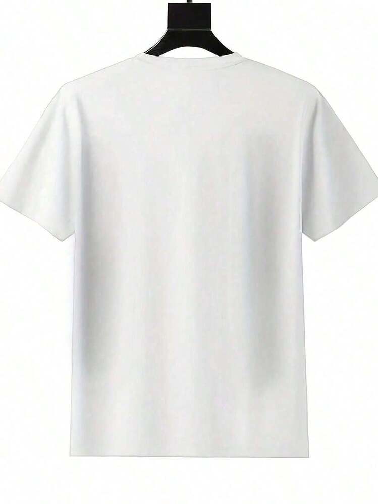 1 Piece Heart Design T-Shirt For Celebrating America's Independence Day 250, Patriotic 1776-2026, 4th Of July Festival Clothing For Women And Men, Summer Casual Outfit, 220g/180g 100% Cotton. - White - View 4