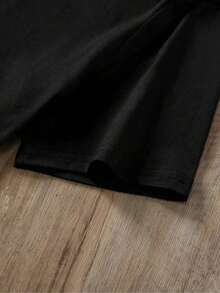 Camiseta de manga corta, camisetas gráficas, camisetas gráficas estilo western, ropa para hombre, camisas para hombre, camisetas gráficas, ropa para mujer, tops de verano, ropa de verano. - Negro - Ver 5