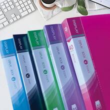 A4 PP File Folder 10-100 Pages, 1/5 Pcs, Portable Document Storage Folder, Multi-Color Lightweight File Folder, Office & Student Use - Single Piece - View 8