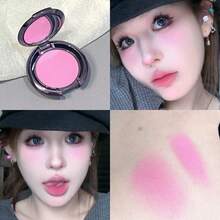 HERORANGE Rubor de Terciopelo Polvo Ultrafino Suave Acabado Aterciopelado Tonos Nude Naturales Apagados Ilumina la Tez Crea un Look Coreano Femenino Alta Pigmentación Mezclable Maquillaje Diario para Mejillas Imprescindible - Multicolor - Ver 4