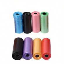 1 pièce Distributeur de sacs à déchets pour animaux de compagnie haut de gamme, support portable pour sacs à déchets d'animaux, fournitures de nettoyage - Rose bonbon - Voir 3