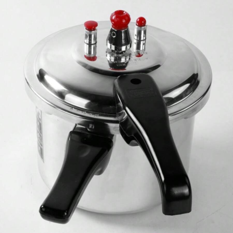 4/7/9LHome Dual Handle Aluminum Pressure Cooker Kitchen Catering Cookware UK - View 1