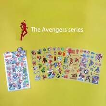 Marvel 4pcs/Set Spider Man And Avengers Stickers, Suitable For Laptops, Water Bottles, Skateboards, Guitars - Perfect For Birthday Parties, Party Decorations | Cartoon Character Stickers | Durable Stickers - Multicolor - View 10