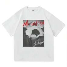 Las últimas camisetas para mujer de 2026J-Hope Mona Lisa Holding ArmyS Bomb Shirt 2025 New Song Menwomen Clothing Harajuku Unisex High Quality Clothes Cotton Tshirts,playeras de mujer,blusas casuales para dama,Camiseta gráfica de estilo retro-rock,Camiseta gráfica divertida,Prenda masculina de moda,Patrones de anime y dibujos animados - Blanco - Ver 7