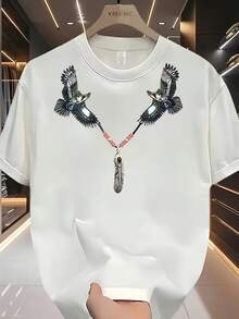 Camiseta de Moda para Hombre - Blanco - Ver 1