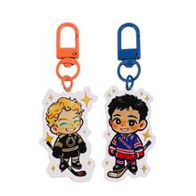 2 piezas Conjunto de combinación Llavero de merchandising de Heated Rivalry, regalos de Heated Rivalry para fans de la serie de TV, llaveros acrílicos coleccionables. - Multicolor - Ver 12