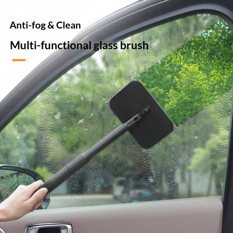 Detachable Microfiber Car Window Cleaning Brush, Suitable For Cleaning Interior And Exterior Car Windows. Applicable For SUV, Truck And RV Windows Cleaning Tool. - Cleaning Brush - View 1