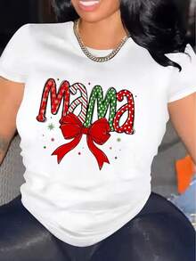 1 camiseta casual de manga corta para mujer, 100% algodón grueso - cuello redondo cómodo, camiseta suave y bonita, 180g 100% algodón. - Blanco - Ver 1