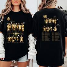 New Edition Way Tour 2026 Concert T-Shirt, Retro R&B Hip Hop Tee - Black - View 1