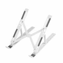 Foldable, Height-Adjustable Laptop Stand With Cooling Pad, Ergonomic Design, Non-Slip Rubber Pad, Suitable For Laptops, Tablets, Books, Home/Office/Travel, Multifunctional Portable Laptop/Tablet Stand - View 7