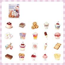20pcs PET Diary Collage Sticker Hand Account Sticker DIY Collage Supplies Creative Decor Scrapbooking Material Aesthetics Stickers - Stickers - View 9