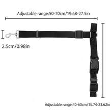 Laisse de pour animaux de compagnie, corde de traction de pour chien pour accessoires automobiles, laisse pour animaux de compagnie, ceinture de pour chien et chat en voiture, dispositif de retenue pour appuie-tête de voiture, matériau en nylon réglable, ceinture de pour chien en voiture, accessoires pour animaux de compagnie en voiture, siège de voiture pour chien, housse de siège de voiture pour animaux de compagnie, siège de voiture pour animaux de compagnie - Multicolore - Voir 7