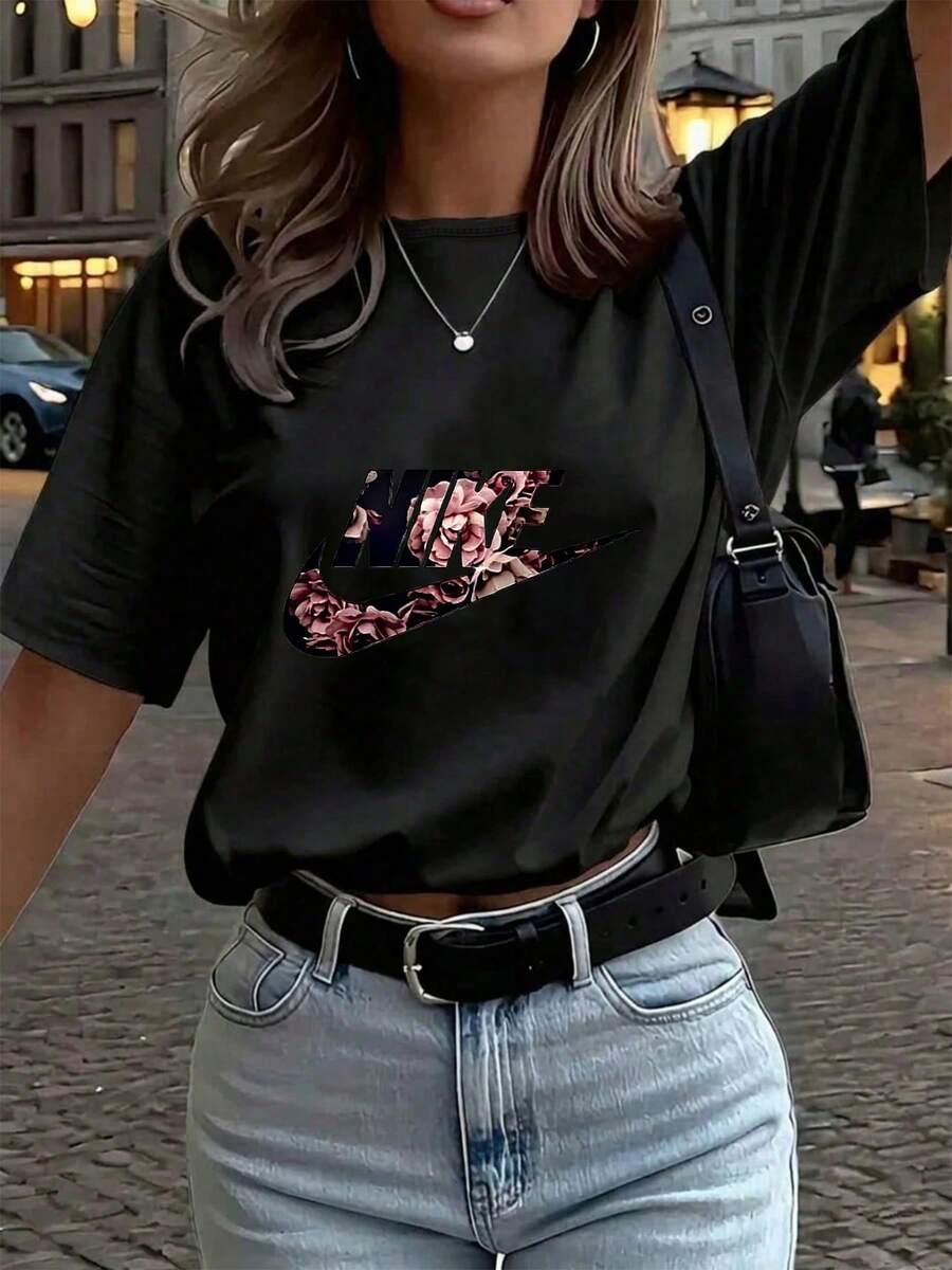 Women T-Shirts - Black - View 1