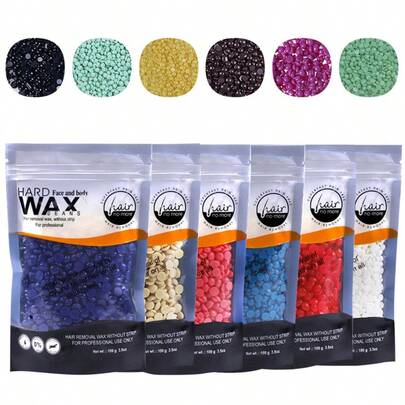 100g Hạt sáp tẩy lông mùa hè dành cho nữ, hạt sáp tẩy lông vùng kín và nách, chăm sóc làm sạch lông, quà tặng sinh nhật