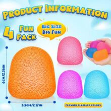 2026 New Color Squeeze Soft Candy - Stress Relief Toy, Squeeze Sensory Toy, , Suitable For Birthday/Party Gifts,Squishies Anxiety Stress Relief, Ice Squishy Stress Cube Malt Sugar Balls, Anxiety Relief, Sock Stuffing, Classroom Rewards - Candy Orange - 查看 2