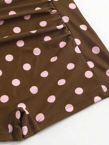 Swim Vcay Traje de baño de una pieza para mujer de verano - Café integral 2 - Ver 9