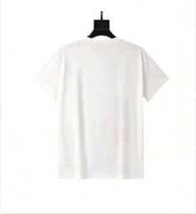 This Casual Women's Short-Sleeved Crew Neck T-Shirt In Black And White Features Cartoon, Letter, And Animal Prints, Making It Ideal For Summer, The Beach, And Vacations. Made From 200gsm 100% Pure Cotton, This High-Quality Short-Sleeved T-Shirt Is Soft And Comfortable, Making It An Everyday Essential. - 白色 - 查看 2