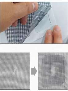 3 Rolls/8 Pcs Waterproof Self-Adhesive Window Screen Repair Tape, Strong Anti-Insect Mesh Patch, Suitable For Dorm Door/Curtain, Torn Screen Repair, Super Sticky - Repair Subsidy - View 8
