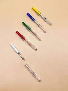 4/5pcs Compact Multi-Color Seam Rippers, Mini Sharp Thread Unpicking Tools, User-Friendly Sewing Seam Ripper Set, Suitable For On-The-Go Mending, Embroidery Fine-Tuning, Quilting And Student Dorm Use - Thread Remover - View 6