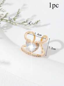 1pc Summer Beach, Wedding, Graduation, Music Festival Nail Ring - Multicolor - View 4