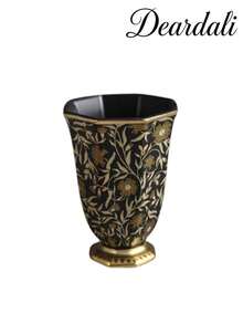 DearDali 1 Set 220ml Vintage Gilded Ceramic Cup & Saucer, European Palace Style Luxury Octagonal Design Gold-Rimmed Mug, Home Decor, Couple/Best Friend Gift, Coffee/Tea Cup - Multicolor - View 16