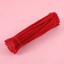 100 piezas de tallos de chenilla multicolor de 30 cm, limpiapipas para manualidades del Día de San Patricio, flores, etc. Incluye tallos de 40 cm y vendas de 30 tamaños para elegir. [Nota: El color del macaron es aleatorio] - Limpiapipas, 100 unidades por paquete - Ver 8