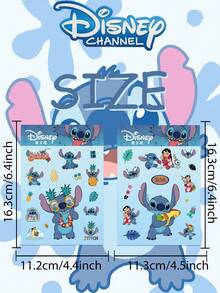 Disney | 8 張夏季可愛 Lilo & Stitch 卡通度假貼紙，美學夏威夷度假貼紙，適用於滑板、衝浪板、冰箱、剪貼簿、日記本、水瓶、筆電、行李箱、手機、汽車、摩托車，生日禮物、學校、聖誕派對 - 1 Set - 查看 5