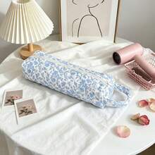 1 Túi đựng máy sấy tóc cỡ lớn họa tiết hoa, túi cuộn đựng máy uốn tóc, túi đựng đồ du lịch tiện dụng, vỏ bảo vệ dụng cụ làm tóc nhẹ cho máy sấy tóc, máy uốn tóc, máy duỗi tóc, máy ép tóc, máy dập sóng tóc, kẹp tóc, dây buộc tóc, lược, kéo cắt tóc. - Nhiều màu - Xem 13