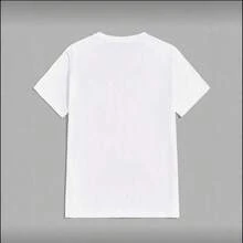 de Moda Femenina Transfronteriza Verano 2025: Camiseta de Manga Corta con Estampado de Letras, Estilo Retro, Casual, Holgada y Versátil - Negro - Ver 5