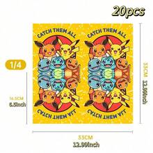 Bộ đồ dùng ăn uống dùng một lần 50 món chủ đề hoạt hình [Đĩa giấy 7 inch, đĩa giấy 9 inch, khăn ăn, cốc] - Bộ đồ dùng cho tiệc 10 người, thích hợp cho sinh nhật, đám cưới, tiệc theo chủ đề, dã ngoại gia đình, mùa tựu trường. - Nhiều màu - Xem 12