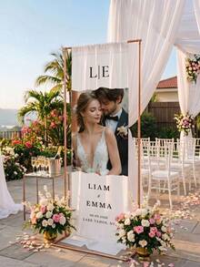 1 tấm banner cưới cá nhân hóa, in ảnh và chữ theo yêu cầu, phông nền chụp ảnh cưới cá nhân hóa, phông nền in tên và ngày tháng cá nhân hóa, biển chào mừng lễ cưới, phông nền trang trí lễ cưới và tiệc cưới. - Nhiều màu - Xem 3