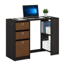 Computer Study Writing Desk, Espresso, Model:15110EXBR - Espresso - View 12