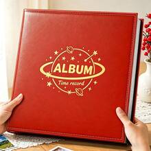 6-Inch Leather Photo Album, 600 Pockets, Large Capacity, Rectangular Design, Suitable For Wedding, Family And Travel Memories - 1PC - View 10
