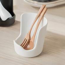 1pc Multi-Tier Heavy Duty PP Storage Rack, Suitable For Storing Cutting Boards, Pot Lids, And Utensils - Saves Countertop Space, With Drainage Rack, Utensil Rack, Small Kitchen Storage Rack, And Cutlery Storage Rack - Multicolor - View 6