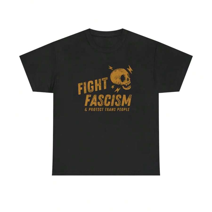 Lucha contra el fascismo, protege a las personas trans, defiende la igualdad, protege a los niños trans, derechos de los trans, camiseta de derechos de los trans, camiseta antifascista, resistencia al antifascismo.