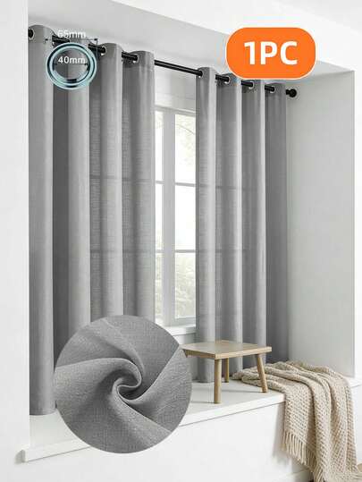 1pc/2pcs Linen Look Sheer Curtains Faux Linen Textured Semi Sheer Window Curtain Panels For Living Room Bedroom,Faux Linen Sheer Curtains Light Filtering Textured Linen Blended Curtain Drapes For Home Decor,Modern Faux Linen Textured Sheer Curtains Window Drapes For Living Room Bedroom Home Decoration