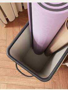 Yoga Mat Storage Basket, Fitness Equipment Storage Tool, Foldable Oxford Cloth Household Storage Basket, Can Store Toys And Clothes, Multiple Colors Available. - Multicolor - View 10