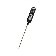 1pc Digital Food Thermometer, Outdoor BBQ Precise Measurement Tool, Kitchen Meat Baking Temperature Gauge With Hanging Loop, Portable Cooking Center Temperature Sensor, Practical Tool To Enhance Culinary Experience, Home & Commercial Use - M - View 3