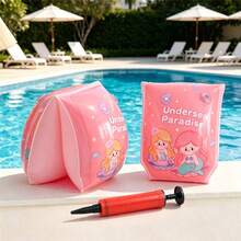 Happy wind Swim Children's Double Arm Ring Set (2pcs), PVC Double Chamber Inflatable Swimming Armbands, Water Wing Pool Arm Rings, Toddler Beginner Boys & Girls Swimming Training Aid Equipment - Multicolor - View 12