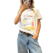 Top de Verano 2026 de Estilo Europeo y Americano, Versátil, Estilizador, Fresco, Casual, Cómodo, Oversize, Moderno y Dulce - Blanco - Ver 6