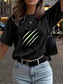 Women T-Shirts - Black - View 6