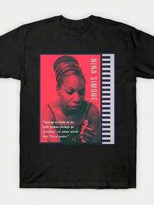 1 Vintage T-Shirt Featuring Teena Marie's "It Must Be Magic" Album Cover - 80s R&B Music Merchandise With Teena Marie Portrait And Song Titles, Retro Soft Texture Print T-Shirt, Unisex Short Sleeve Crew Neck T-Shirt For Men And Women, Comfortable Casual Wear For Adult Fans, 180g 100% Cotton, Designs Are Printed. Unisex. - 黑色 5 - 查看 1