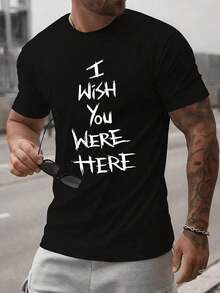 Camiseta de Hombre de Cuello Redondo y Manga Corta de 220 Gramos, Patrón de Impresión Creativa, Diseño Simple, Proceso de Tejido, Suave y Cómoda, Adecuada para Uso en el Campus, Reuniones de Fiesta, Uso Diario, Una Buena Elección para Familia y Amigos - Verde - Ver 12
