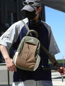 Unisex Lightweight Minimalist Backpack, Portable Large Capacity Student Bookbag For Outdoor, Casual Travel,Y2k - Multicolor - View 9