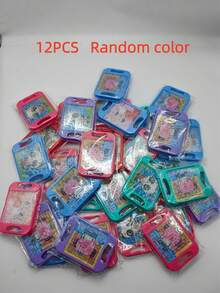 12 quả bóng mini cầm tay chơi mê cung, đồ chơi xếp hình mê cung, trò chơi mê cung hoạt hình, trò chơi trí tuệ với bóng thăng bằng, bóng mê cung cầm tay, đồ chơi nhồi bông bóng rổ, đồ trang trí khoa học vật lý, trò chơi mê cung hoạt hình, bao gồm bóng thăng bằng, thích hợp cho giáo dục mầm non, rèn luyện sự tập trung, thư giãn hàng ngày, trò chơi di động (Màu ngẫu nhiên) - Nhiều màu - Xem 7