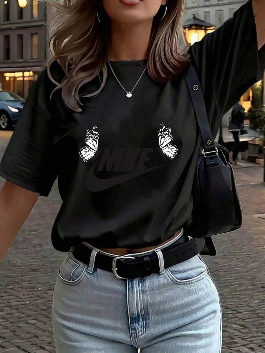 Women T-Shirts - Black - View 1