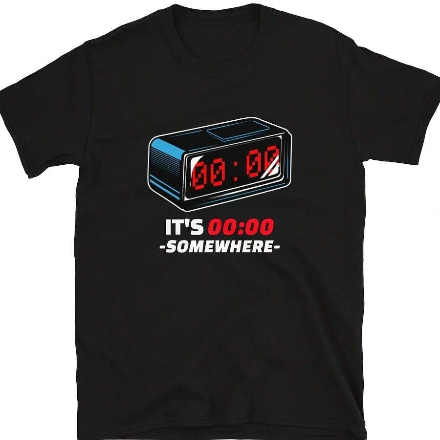 Zero O'clock 00_00 BTSssT-Shirt - Black - View 1