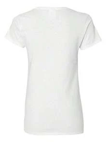 Camiseta de Mujer con Cuello en V Estilo Años 20, Casual, Retro, a la Moda, de Manga Corta para Primavera/Verano, con Estampado Gráfico de Guepardo, Camisetas para Mujer, Regalo Maravilloso para una Amiga, Atuendo Diario, Versátil y a la Moda. - Blanco - Ver 4